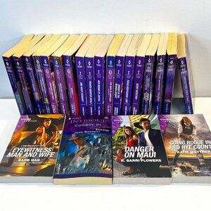 Lot of 22 "Harlequin Intrigue" Paperback Novels - Good condition!